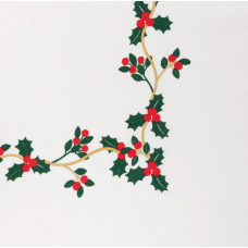 Stolnjak božićni bijeli dekor 140x360cm